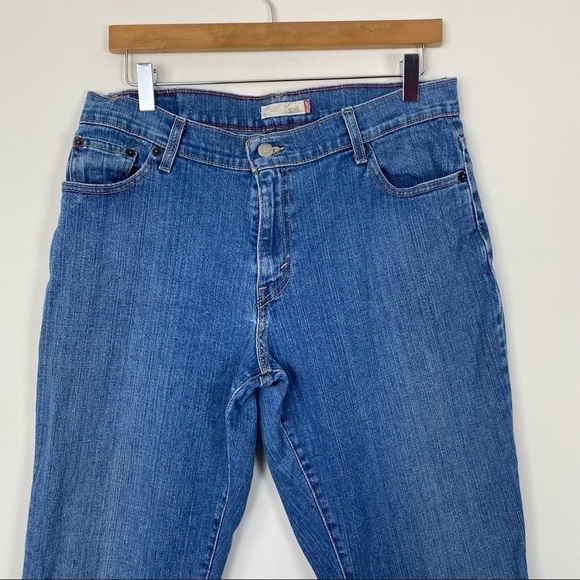 LEVI’S 550 Relaxed Bootcut Jeans Stretchy Casual Size 12 Long Y2K - Picture 3 of 10